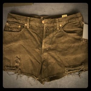 Free People Black Shorts